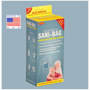 BAG COMMODE 9 X 13 SANI-BAG 10/BX